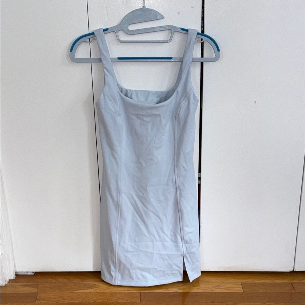 Lululemon Wunder Under smooth cover square neck slit dress 4